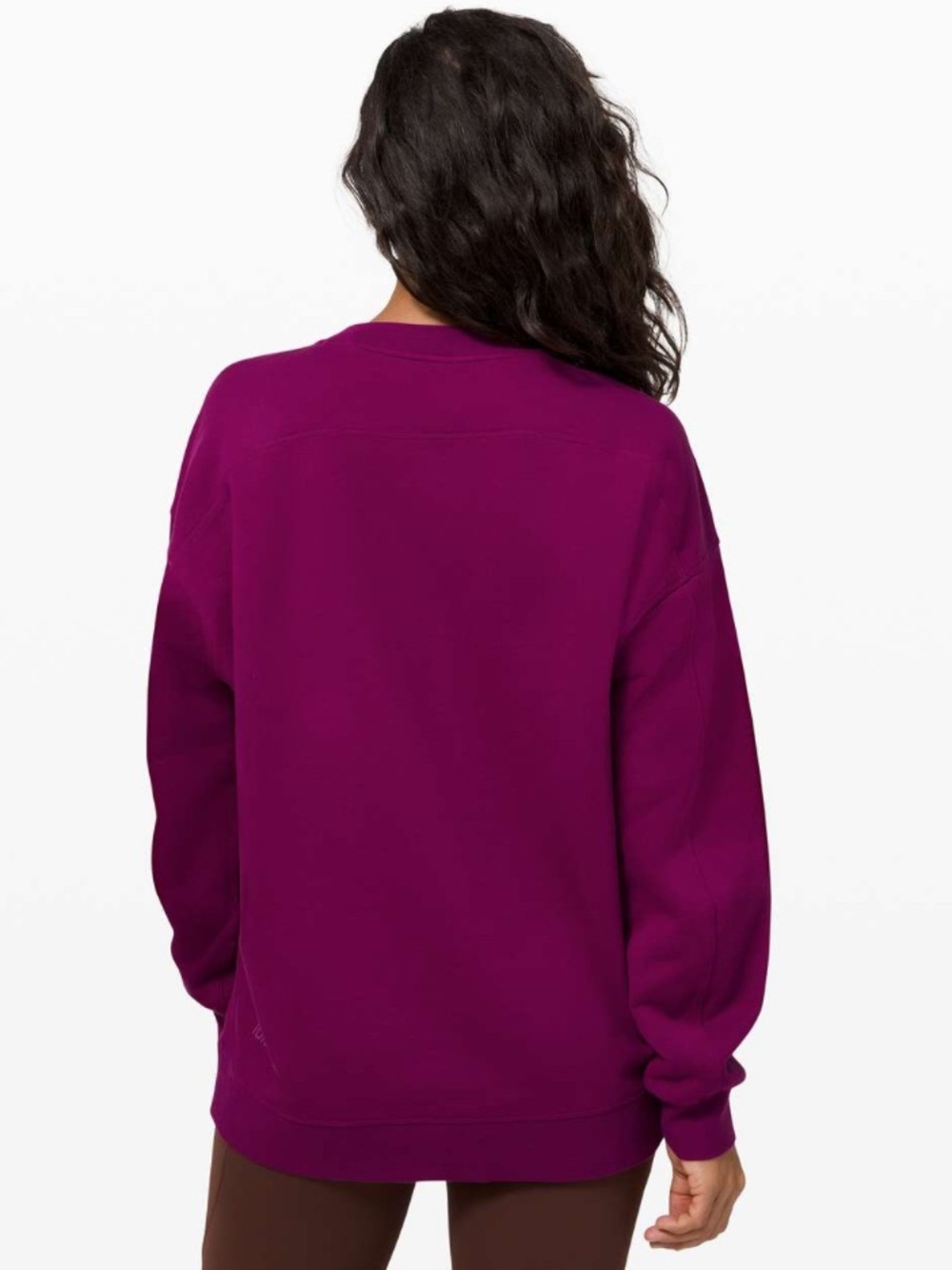lululemon x OTF Perfectly Oversized Crew Deep Fuschia Size 6 (Medium) GUC